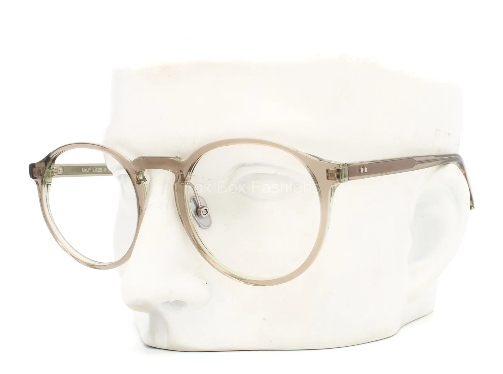 Maui Jim MJO 2220-11 Eyeglasses Glasses Transparent Clear Taupe Brown 51-21-145