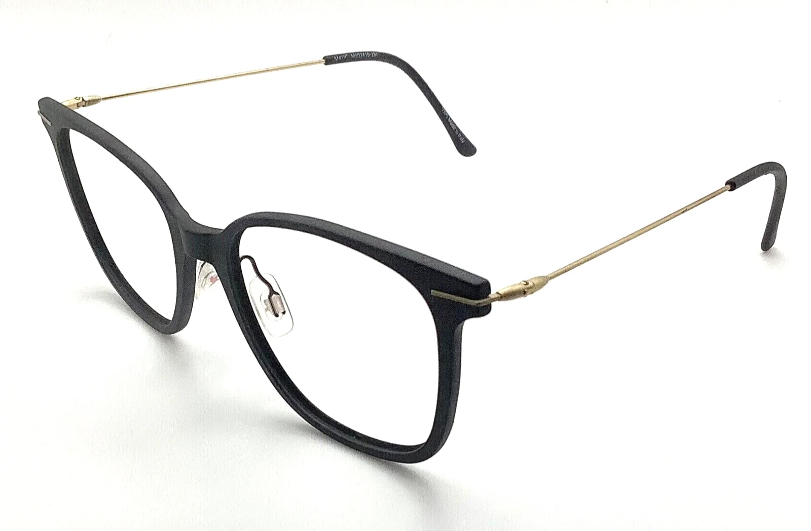 Maui Jim MJO 2416-2M Eyeglasses Glasses Matte Black with Gold Temples 53-19-140