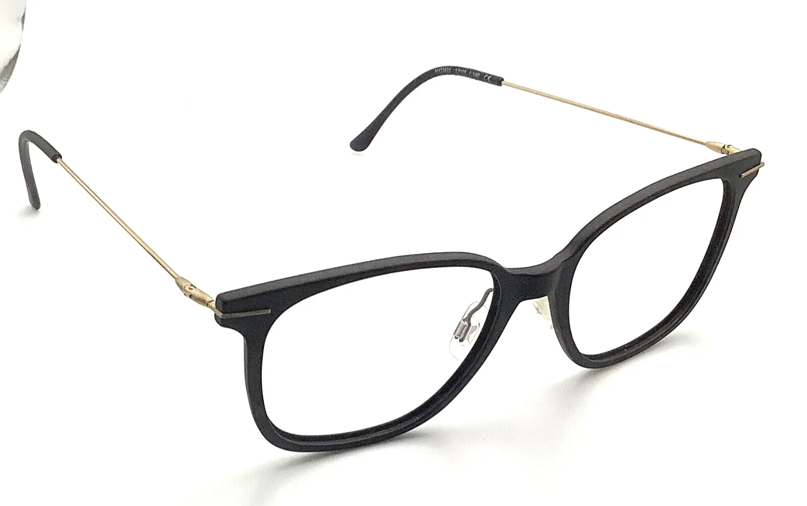 Maui Jim MJO 2416-2M Eyeglasses Glasses Matte Black with Gold Temples 53-19-140 2