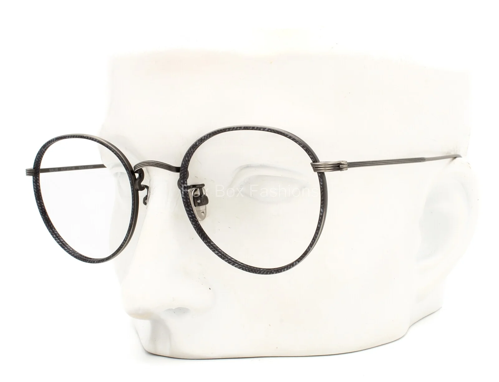 Maui Jim MJO 2417-46 Eyeglasses Glasses Antique Matte Silver Titanium 49-22-146