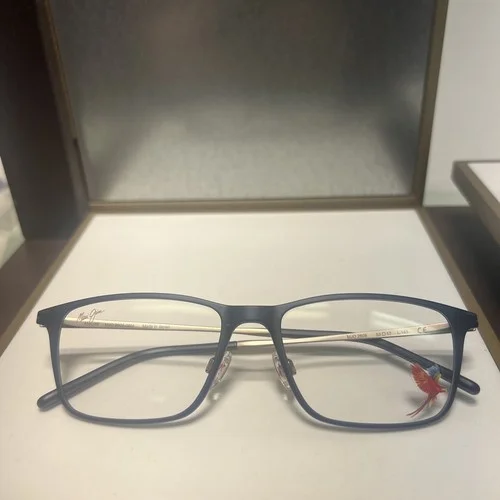 Maui Jim MJO 2608-Eyeglasses Glasses Matte Navy/ Gunmetal 53-17-145