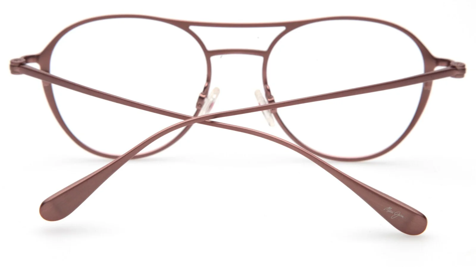 Maui Jim MJO 2713-19A Eyeglasses Glasses Brown Red Satin Titanium 50-19-145 4