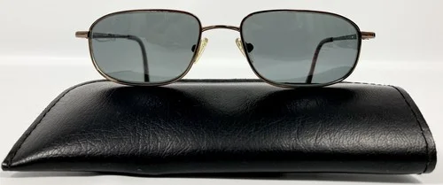 Maui Jim Sunglasses Eyeglasses Copper TITANIUM Frames Gray Lens 550-23 Vtg JAPAN