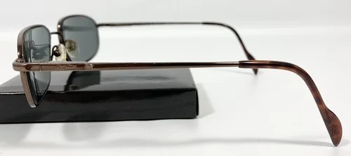 Maui Jim Sunglasses Eyeglasses Copper TITANIUM Frames Gray Lens 550-23 Vtg JAPAN 3