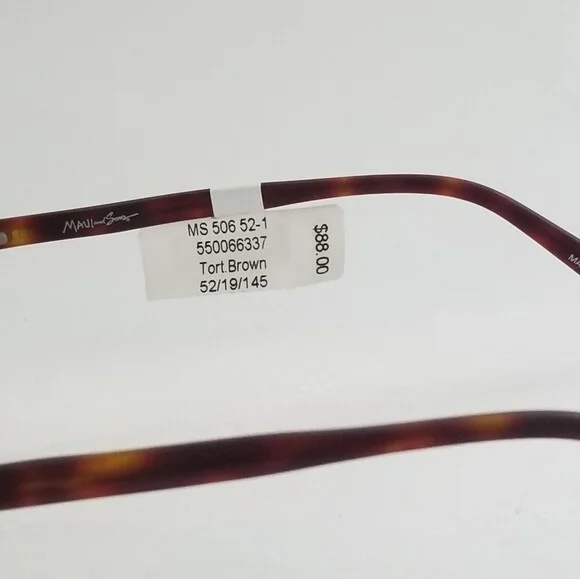 MAUI & sons Tort Brown (MS50652-1) Eyeglass Frames 52-19-145 3