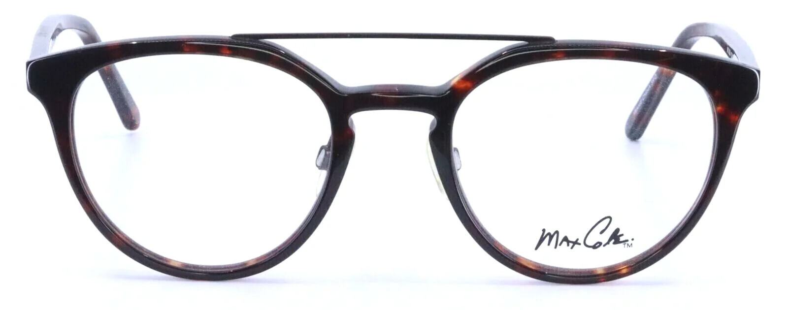 MAX COLE MC 1505 COL 10 Tortoise Womens Round Full Rim Eyeglasses 50-21-140 2
