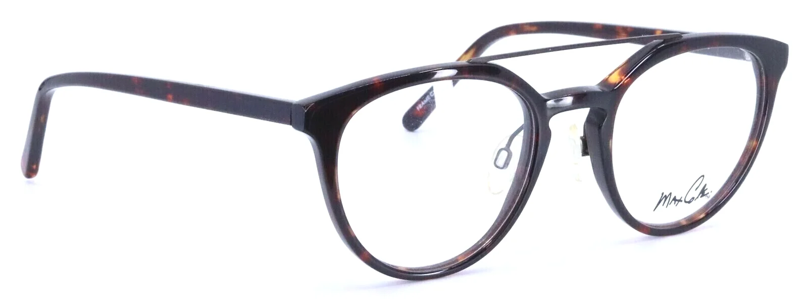 MAX COLE MC 1505 COL 10 Tortoise Womens Round Full Rim Eyeglasses 50-21-140 3