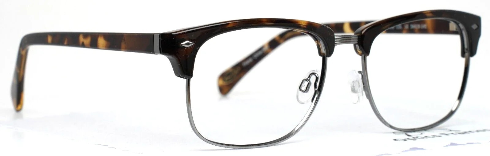 MAX COLE MC1486 10 Tortoise Mens Rectangle Full Rim Eyeglasses 54-19-145 B:41 3