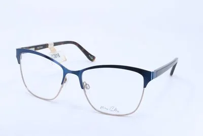 Max Cole MC1513 Blue Cat Eye Women Full Rim 53-16-135 Eyeglasses Frames