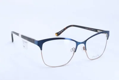 Max Cole MC1513 Blue Cat Eye Women Full Rim 53-16-135 Eyeglasses Frames 3
