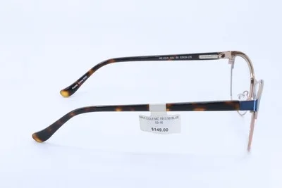 Max Cole MC1513 Blue Cat Eye Women Full Rim 53-16-135 Eyeglasses Frames 4