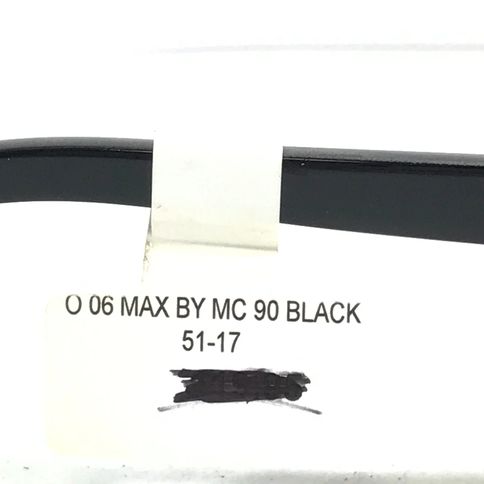 Max Cole O 06 COL 90 Eyeglasses Frames Black Rectangular Full Rim 51-17-140 4