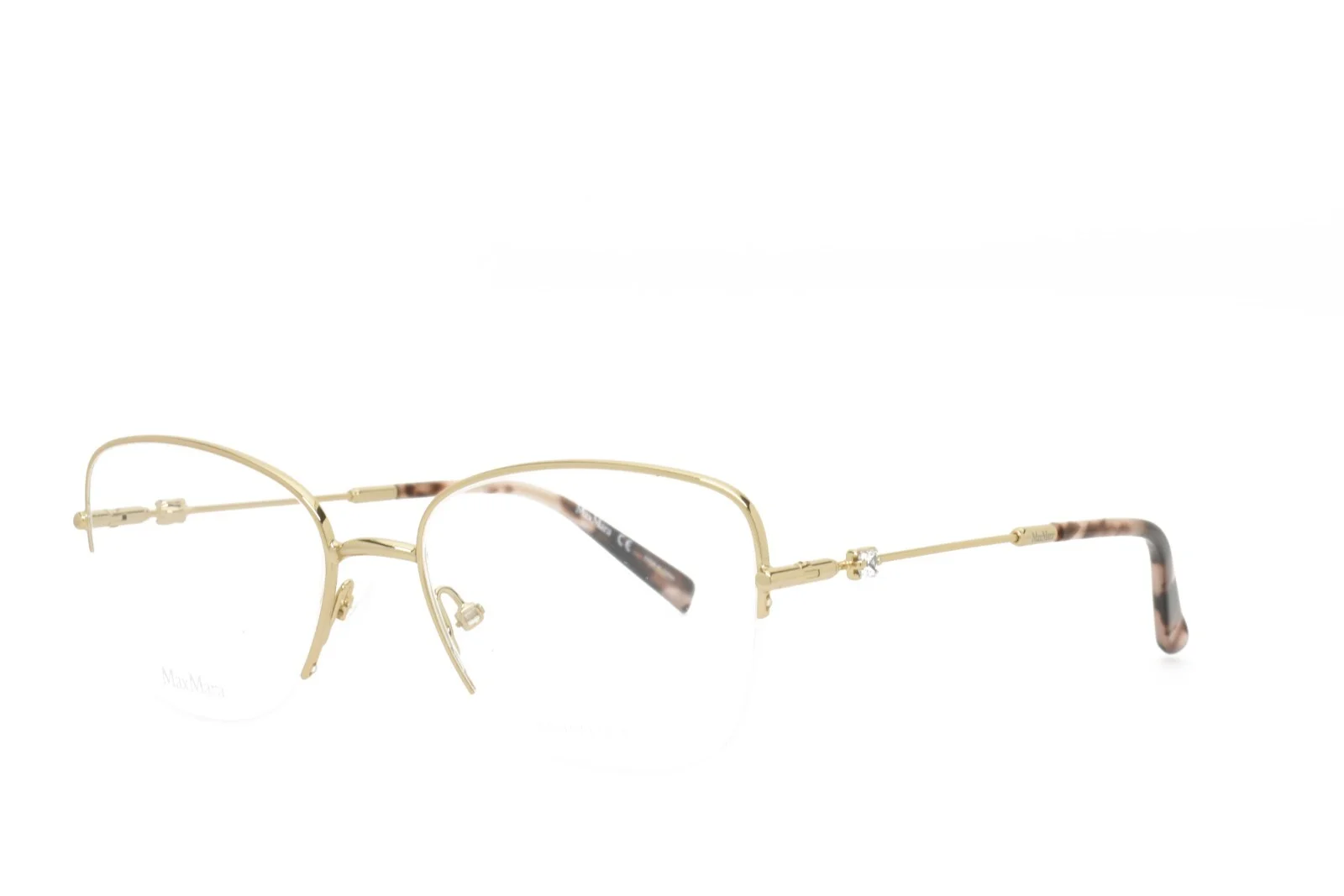 Max Mara 1417 J5G 53-18-140 GOLD New Eyeglasses 1