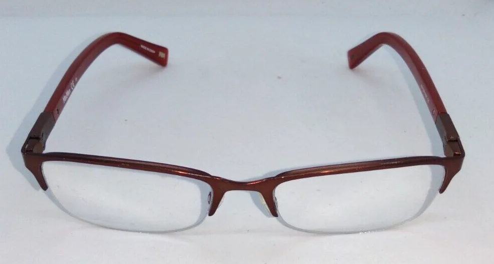 Max Mara Burgundy Red MM1184 Eyeglass Frames 51-17-135 1