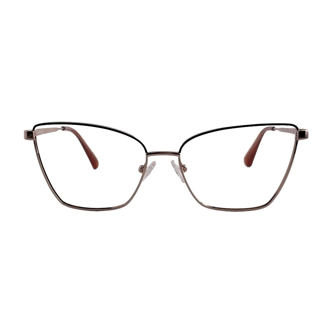 Max Mara MAX&CO Black / Rose Gold Butterfly Eyeglasses Frames 54mm 15mm 140mm 1
