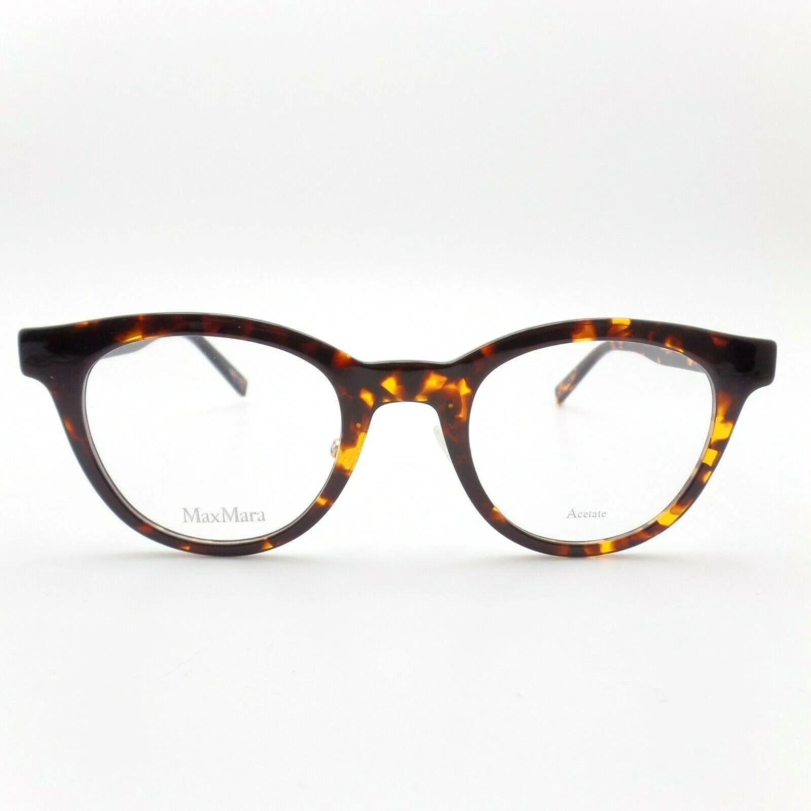 Max Mara MM 1334 086 Havana w/ nose pads 46mm New Authentic Eyeglass Frame 2