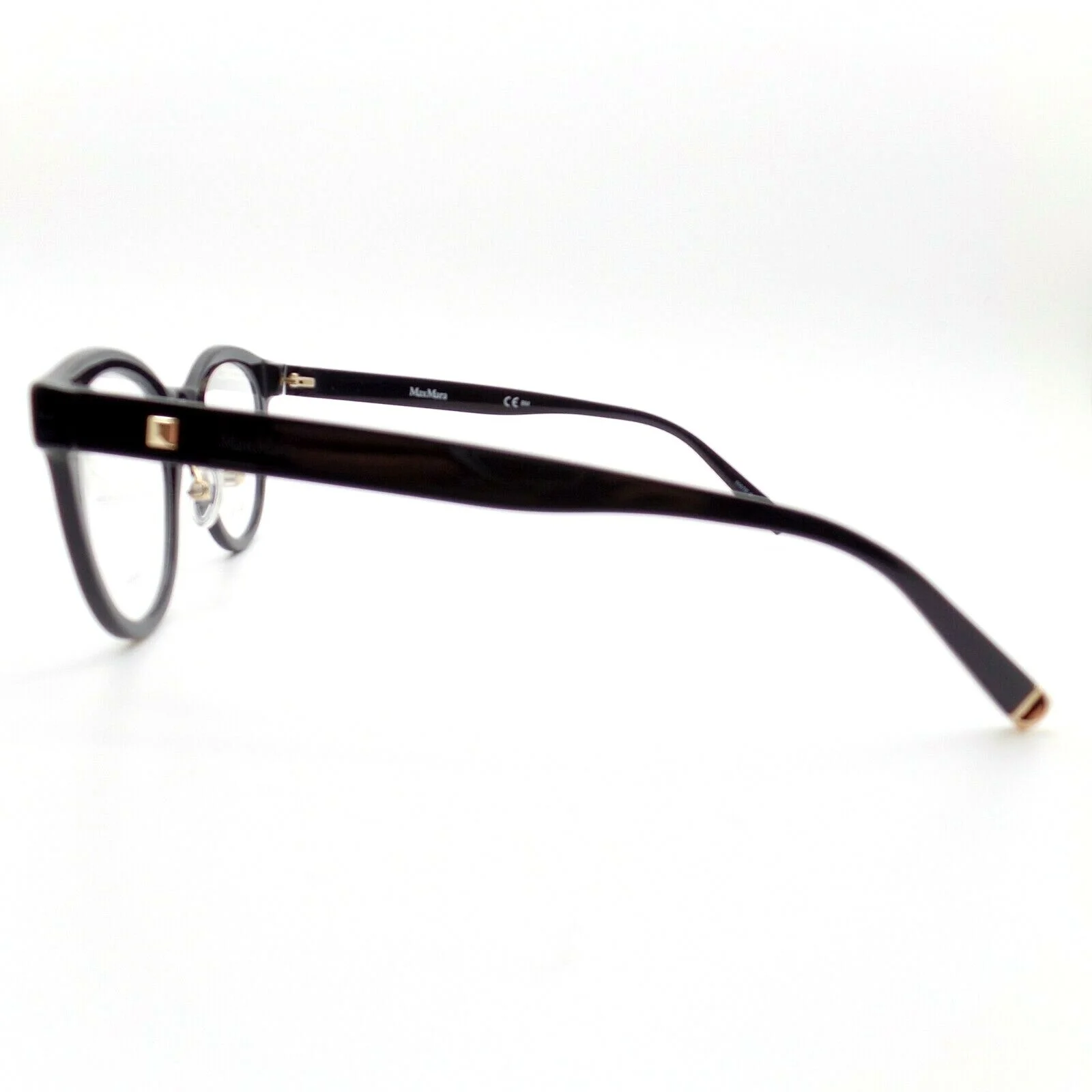 Max Mara MM 1334 807 Black w/ nose pads 46mm New Authentic Eyeglass Frame 4