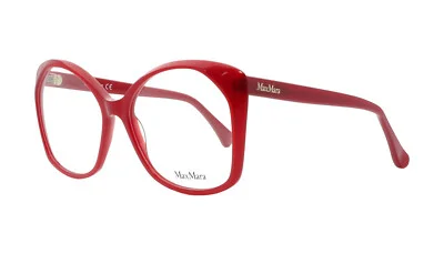 Max Mara MM5029 066 Shiny Red Plastic Optical Eyeglasses Frame 57-16-140 MM RX 2
