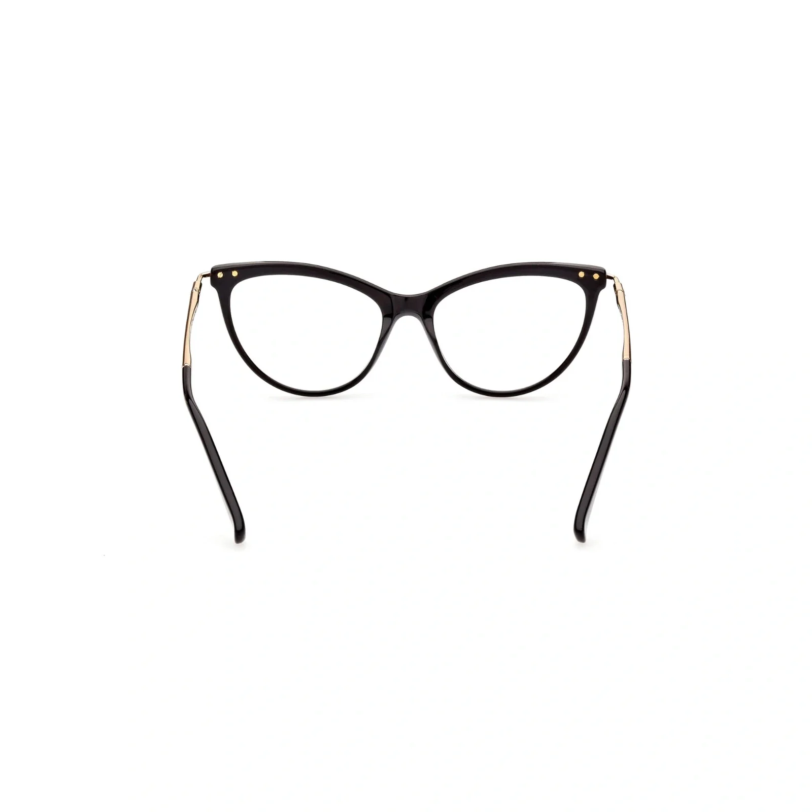 Max Mara MM5049 001 Black Plastic Cat Eye Optical Eyeglasses Frame 53-16-135 3