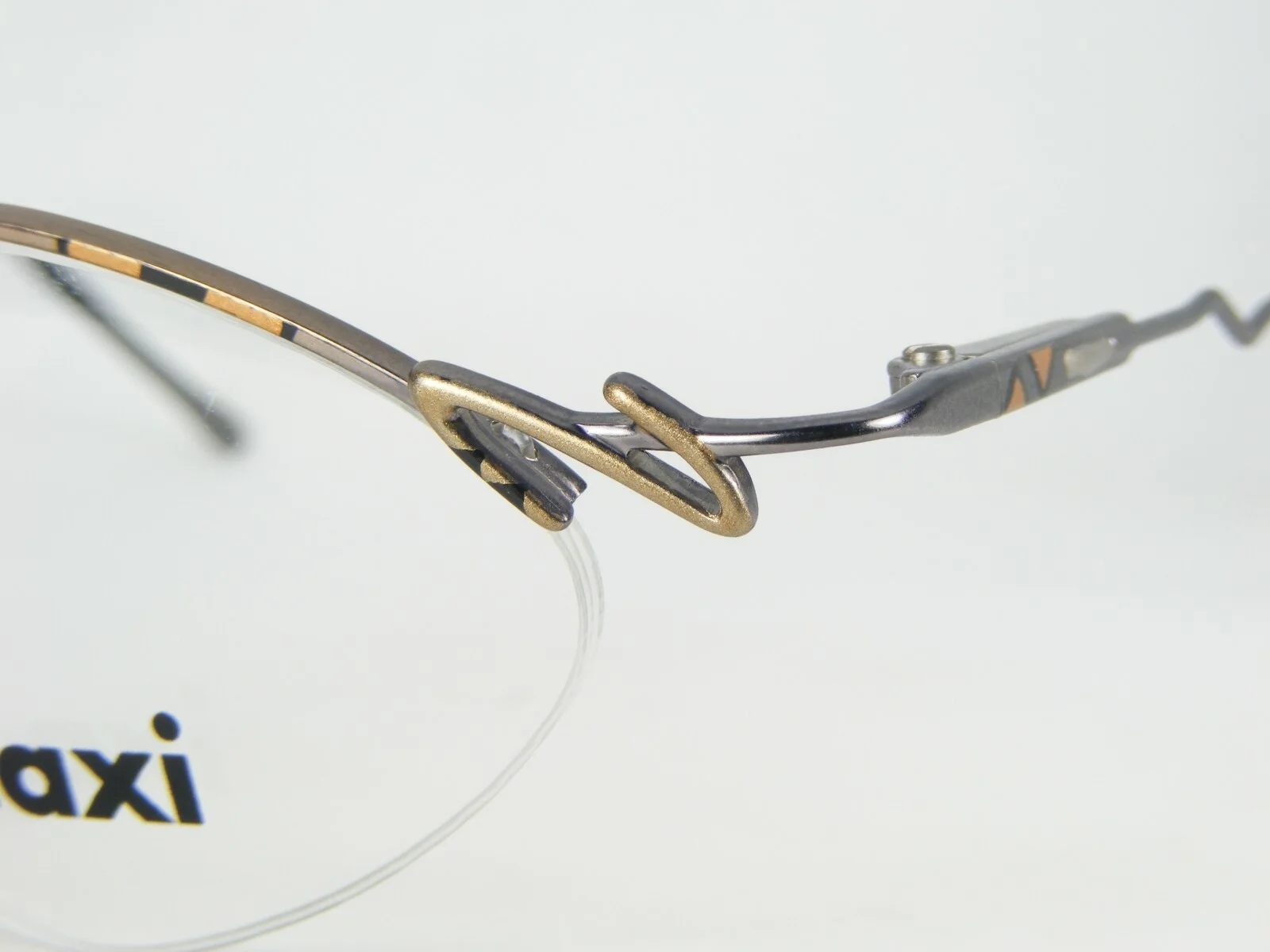 Maxi Art-Design 231 F1095 VINTAGE GREY /SILVER /BRONZE EYEGLASSES 47-22-130mm 3