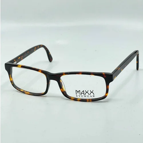 Maxx Eyewear Eyeglasses Frames Brown Jeff Tortoise Full Rim Rectangle 57-17-150