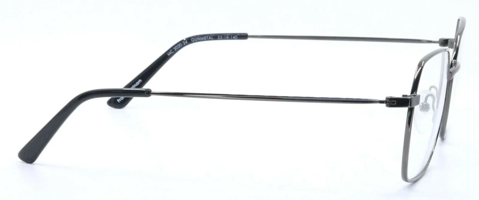 MC 2020-24 Gunmetal Round Geometric Metal Full Rim Eyeglasses Frames 52-18-140 4