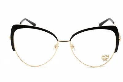 MCM MCM 2128 733 Eyeglasses Shiny Gold Black Frame 58mm 4