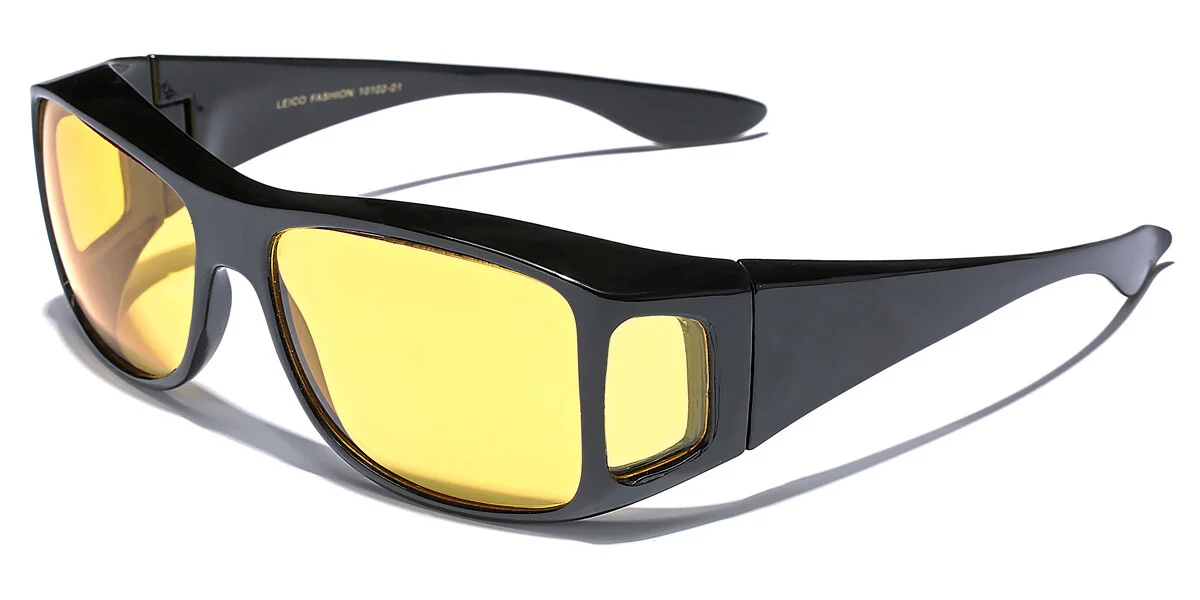 Medium-Large FIT OVER Sunglasses Cover Prescription RX Eye Glasses Men Women 2