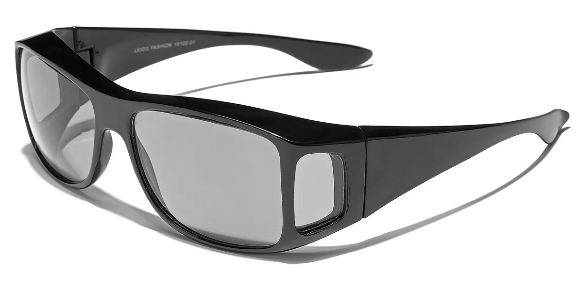 Medium-Large FIT OVER Sunglasses Cover Prescription RX Eye Glasses Men Women 3