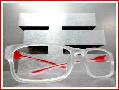 Men Contemporary Modern Designer Style READING EYE GLASSES READERS Frosted Frame 2