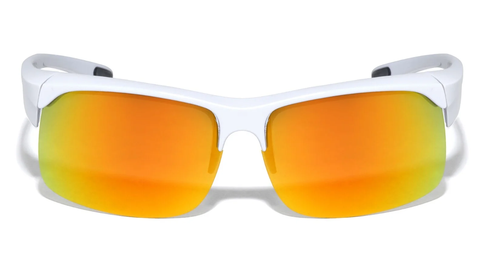 Men Half Rim Polarized Sport FIT OVER Sunglasses Wear Over Prescription Eyeglass