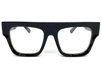 Men OVERSIZED Classic Vintage Retro Style Clear Lens EYE GLASSES Big Black Frame 3