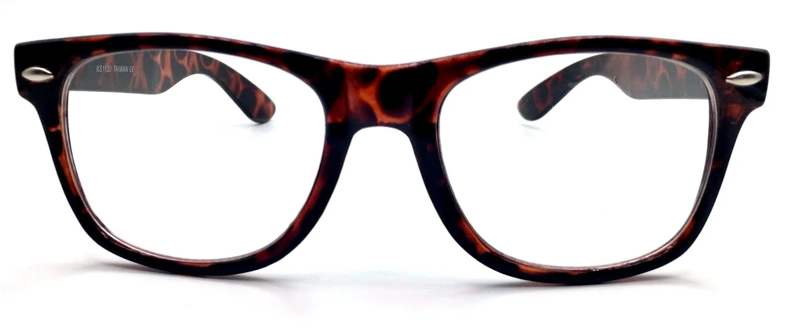 Men Women Aviator Full Rim Metal Eyeglasses 54 mm Gunmetal Black Brown Demo Lens 3