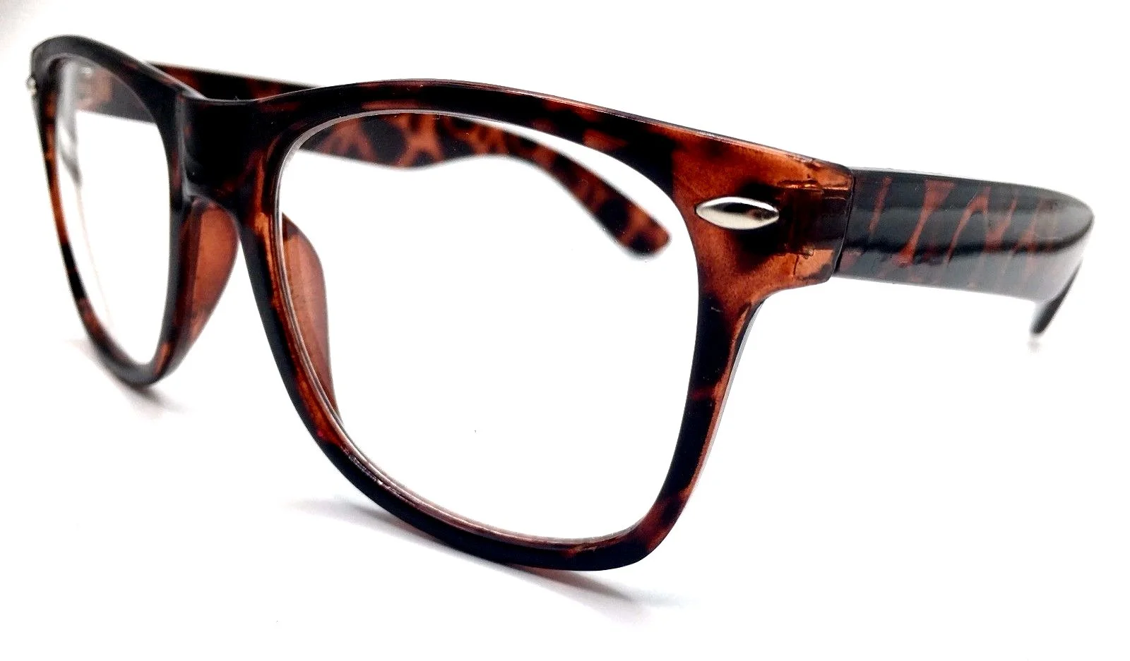 Men Women Aviator Full Rim Metal Eyeglasses 54 mm Gunmetal Black Brown Demo Lens 4