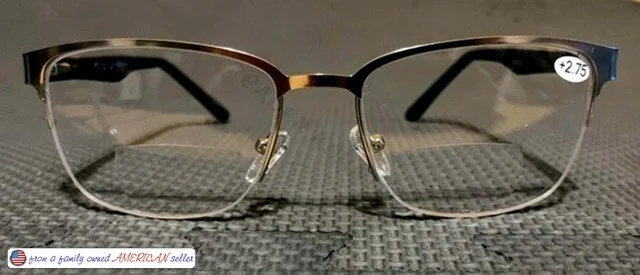 men women BIFOCAL READING glasses SPRING HINGES Matte frame +100~+400 FREE STUFF 4