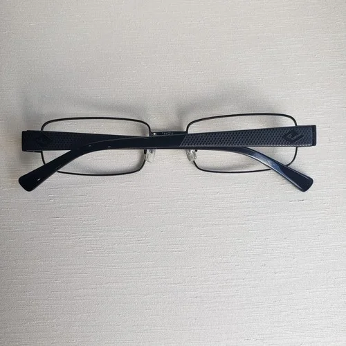 Mens Black Metal Joseph Abboud Joe4005 Eyeglass Frame Rectangle Sz 51 3