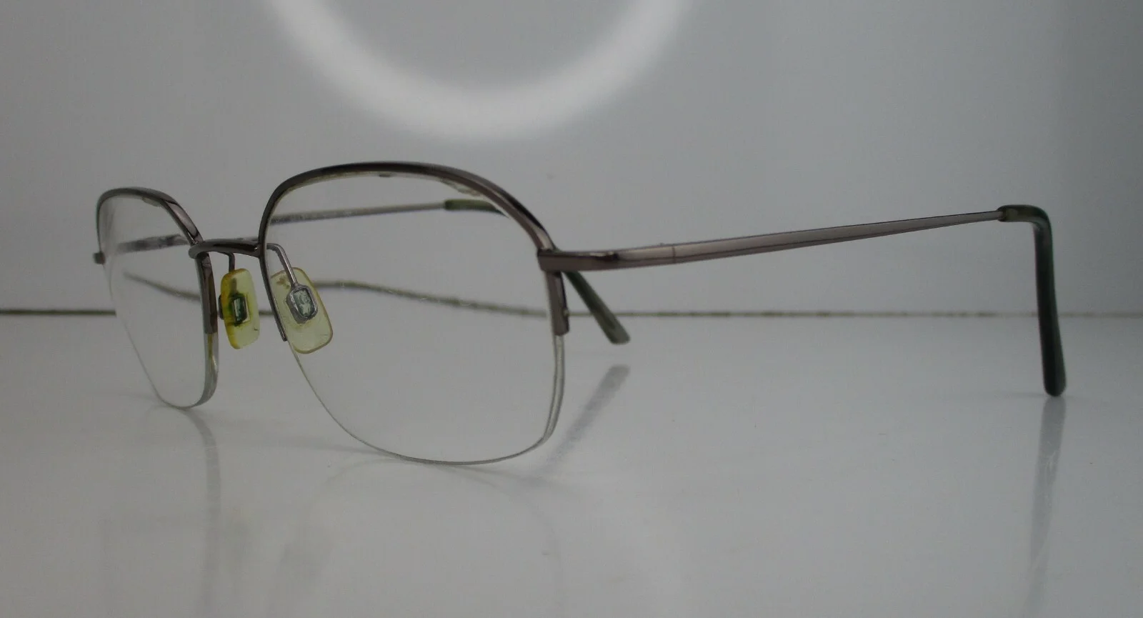 Men’s Ducks Unlimited Eyeglasses Half Rimless Chrome Frame (52 -20-140) 2