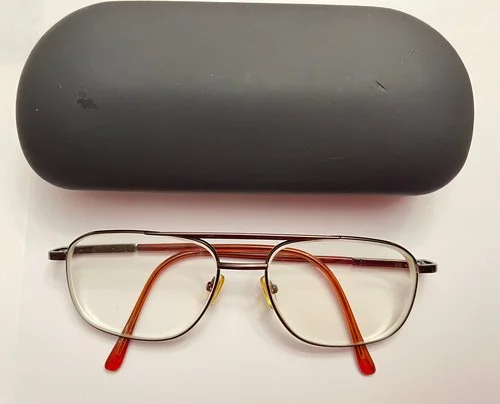 Men’s Quality Rimmed Easy Clip Glasses Frames by Takumi with Case 2