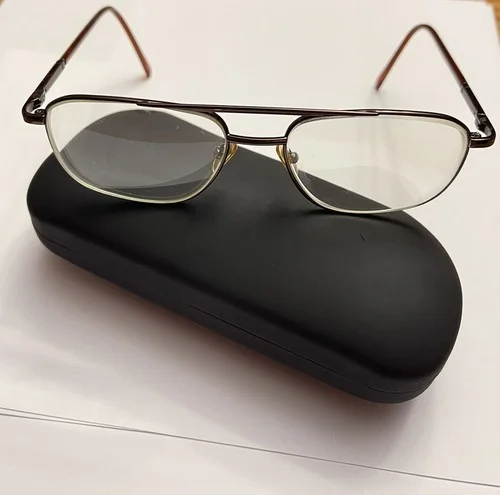 Men’s Quality Rimmed Easy Clip Glasses Frames by Takumi with Case 4