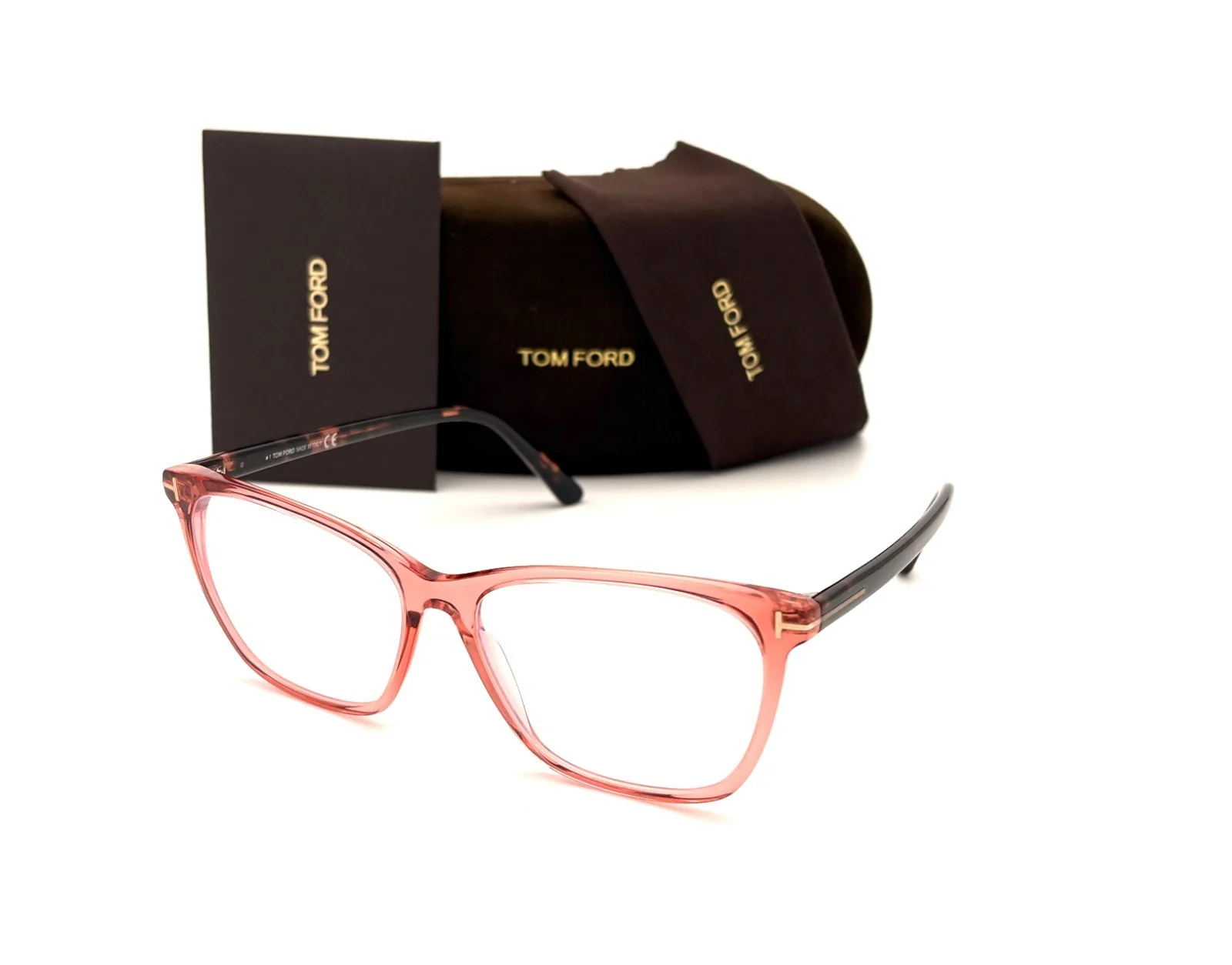 Mens Womens Clear Lens Rectangle Frame Eye Glasses Fashion Designer Optical RX 4