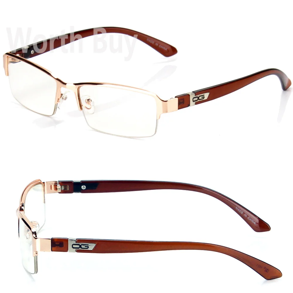 Mens Womens Clear Lens Square Eye Glasses Fashion Designer Wrap Frame Optical RX 3