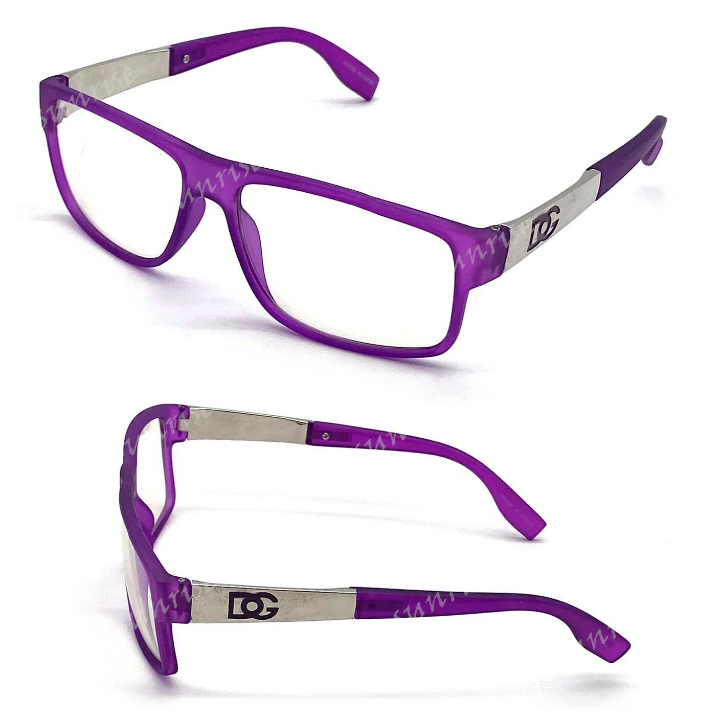 Mens Womens Fashion Square Clear Lens Eye Glasses Designer Frame Optical RX 2