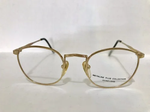 METALINE PLUS COLL #104 46mm ROUNDED GOLD KIDS EYEGLASSES OPHTHALMIC FRAME