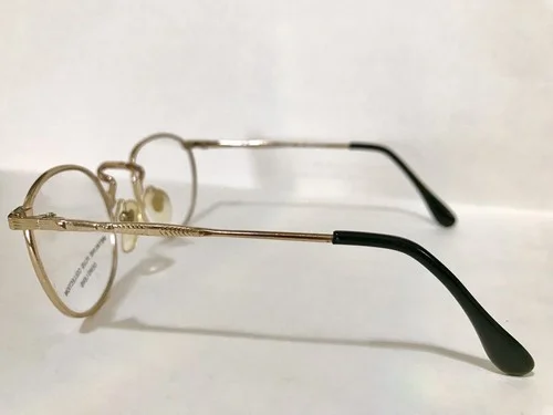 METALINE PLUS COLL #104 46mm ROUNDED GOLD KIDS EYEGLASSES OPHTHALMIC FRAME 2
