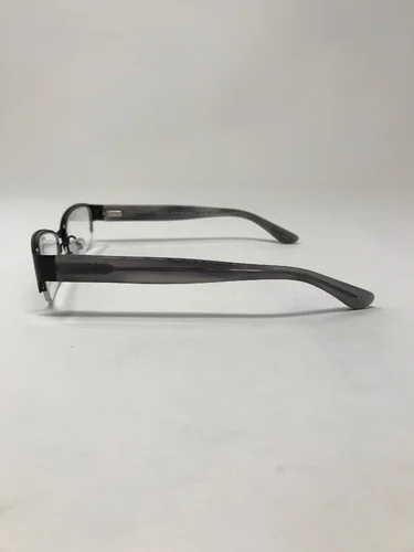 Metaphor Eyeglass Frames MP-1004 Cloudy Grey Metal 51-18-135 Half Rim EM58 2