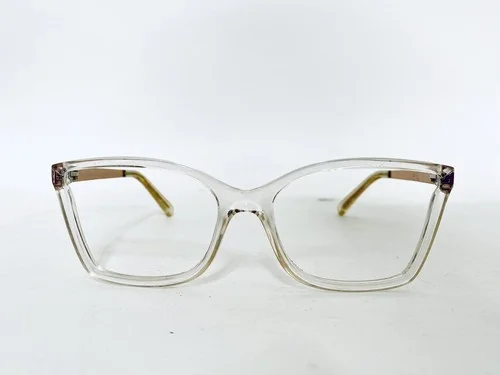 Michael Kors Clear Gold Oversize Wayfarer Glasses MK4058 Caracas 3050 54 17 135 2