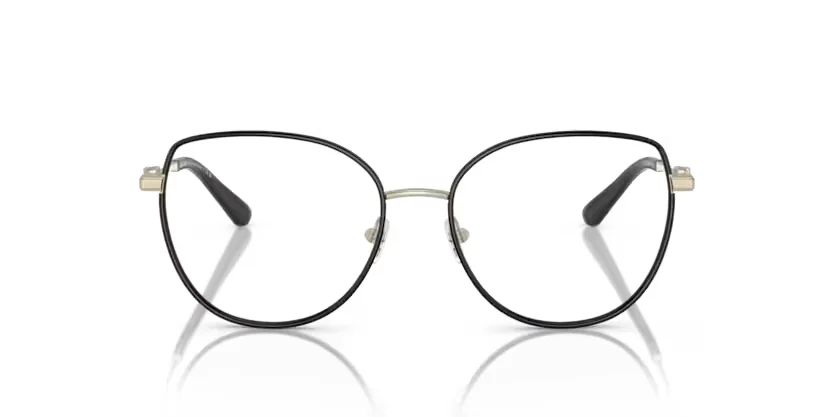 Michael Kors Eyeglasses Empire Round MK 3066J 1014 Black Gold Frame 53-17-140