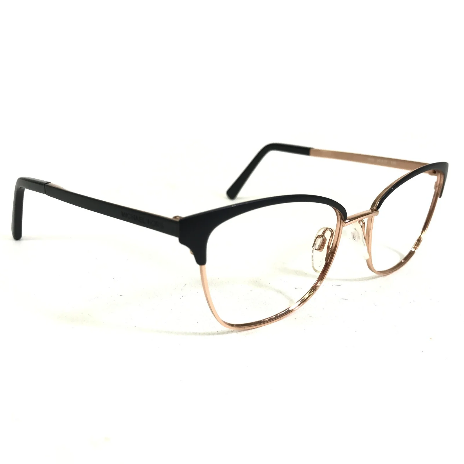 Michael Kors Eyeglasses Frames MK3012 Adrianna IV 1113 Black Rose Gold 51-17-135 2