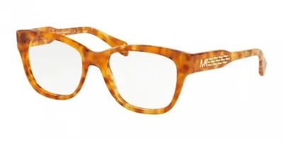 Michael Kors Eyeglasses MK4059 3339 Amber Tortoise, Size 52-18-140