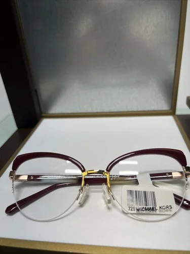 Michael Kors Eyeglasses Womens Norway MK3036 1108 Rose Gold/Dark Brandy 6860